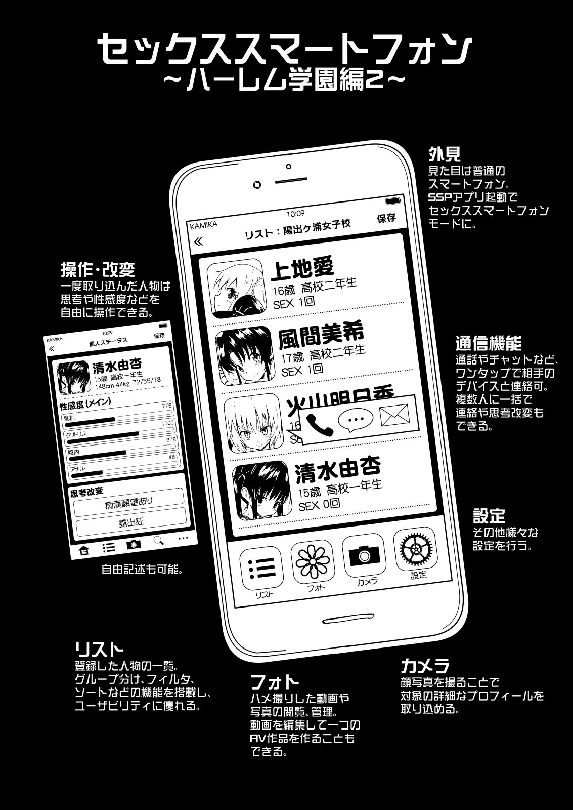 セックススマートフォン〜ハーレム学園編2〜 画像1